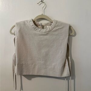Commense Side Tie Crop Top